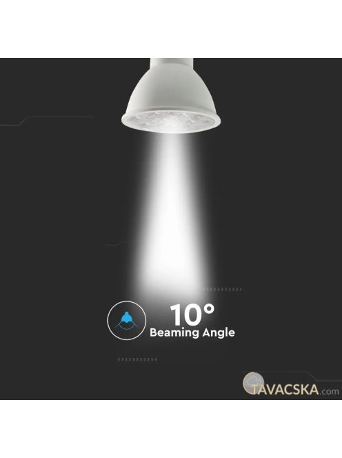 V-TAC GU10 LED spot égő 6W természetes fehér 10° - SKU 20027