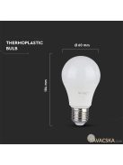 V-TAC 6.5W E27 természetes fehér LED égő - SKU 256