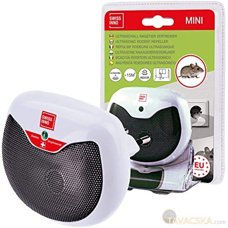 Mini Ultra Sonic beltéri egérriasztó, 1,5 watt, 15m2 hatótávolság