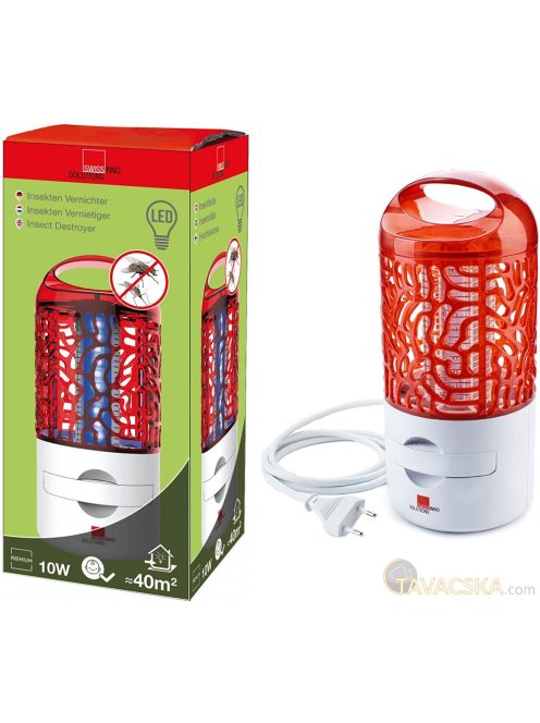 UV szúnyog-légy csapda, hálózati, 10 watt LED