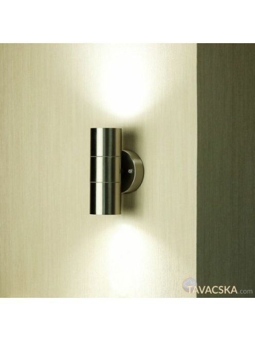 V-TAC kültéri, fali lámpa, 2xGU10 foglalattal - SKU 7500