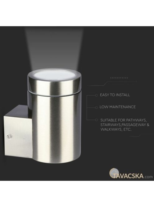 V-TAC kültéri, fali lámpa, GU10 foglalattal - SKU 7506