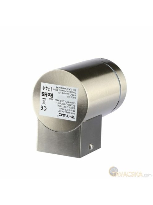 V-TAC kültéri, fali lámpa, GU10 foglalattal - SKU 7506