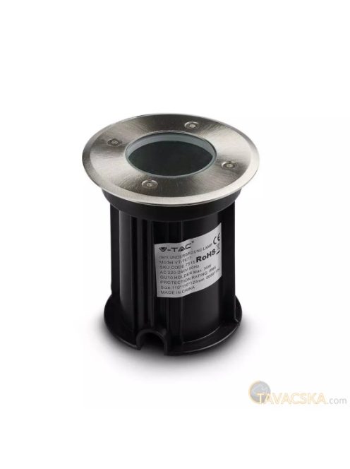 V-TAC kerek talajlámpa, IP65, GU10 foglalattal - SKU 7515 