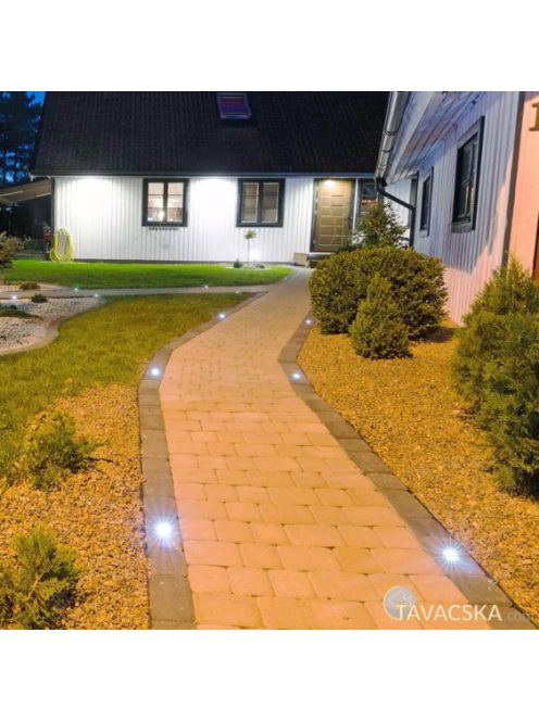 V-TAC kerek talajlámpa, IP65, GU10 foglalattal - SKU 7515 
