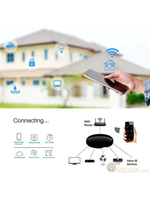V-TAC Smart - okostelefonról irányítható, infravörös univerzális távirányító - SKU 8651