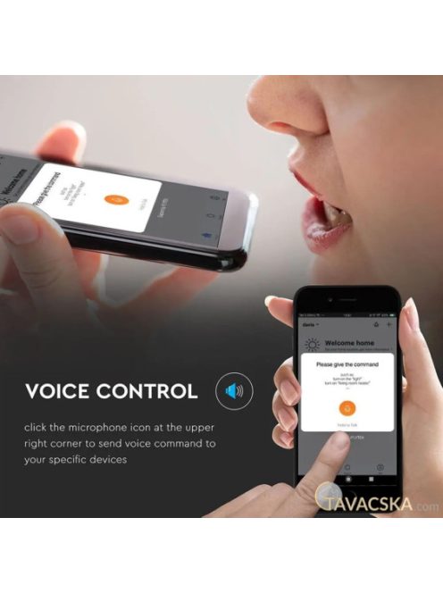 V-TAC Smart - okostelefonról irányítható, infravörös univerzális távirányító - SKU 8651