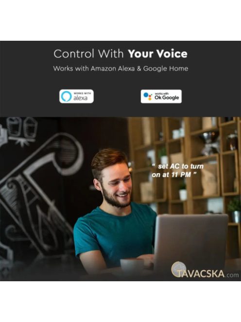 V-TAC Smart - okostelefonról irányítható, infravörös univerzális távirányító - SKU 8651