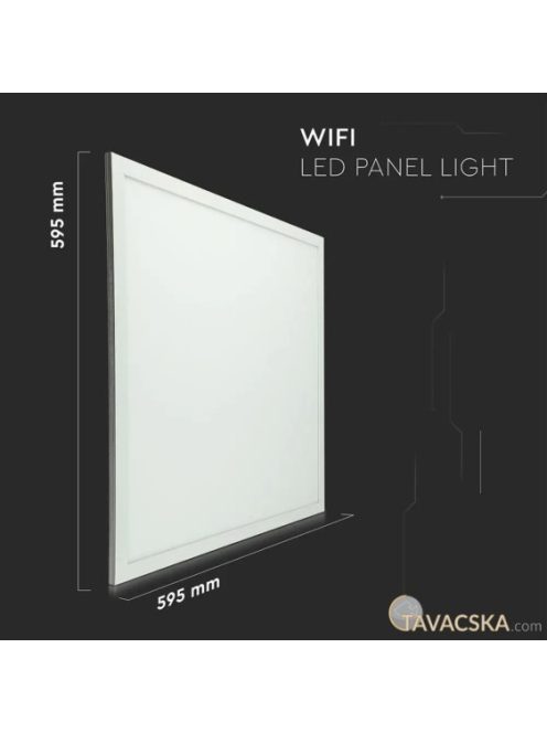 V-TAC 40W mennyezeti, okos LED panel, változtatható színhőmérséklet - SKU 8080