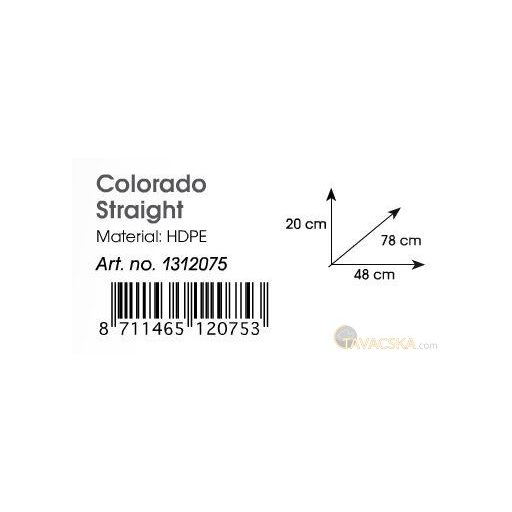 Vízeséselem Colorado egyenes