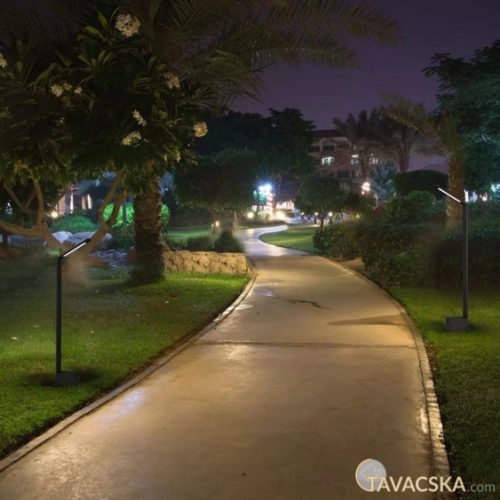 V-TAC 7W kültéri LED oszloplámpa, természetes fehér - SKU 8682