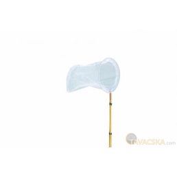 Merítőháló kézi, durva hálóval,150cm bambusz nyéllel