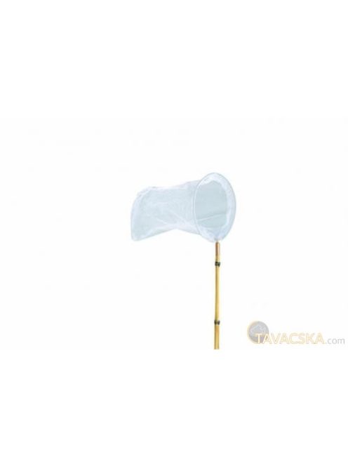 Merítőháló kézi, durva hálóval,150cm bambusz nyéllel