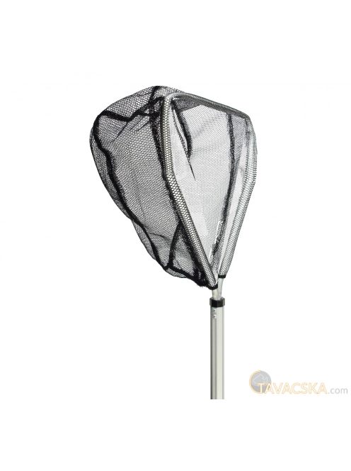 Merítőháló nagy,háromszög alakú,teleszkópos nyél113-180cm