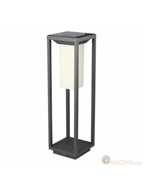 V-TAC 2W napelemes LED 50 cm állólámpa, IP65, meleg fehér - SKU 21785
