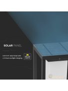 V-TAC 2W napelemes LED 50 cm állólámpa, IP65, meleg fehér - SKU 21785