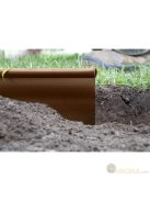 Ágyásszegély OBKB18125 barna 12,5cm széles 18m hosszú tekercs