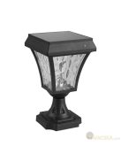 V-TAC 2W napelemes LED állólámpa, IP65, állítható színhőmérséklettel, matt fekete házzal - SKU 2890