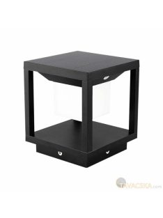   V-TAC fekete házas 2W napelemes LED 16 cm állólámpa, IP65, meleg fehér - SKU 6805