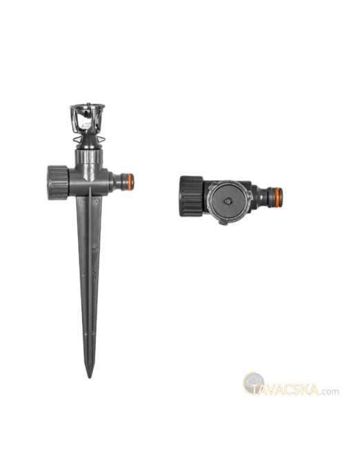 WHITE LINE WL-3341 Forgó öntözőfej Rotor, műanyag leszúrótüskével, területátmérő 12 m
