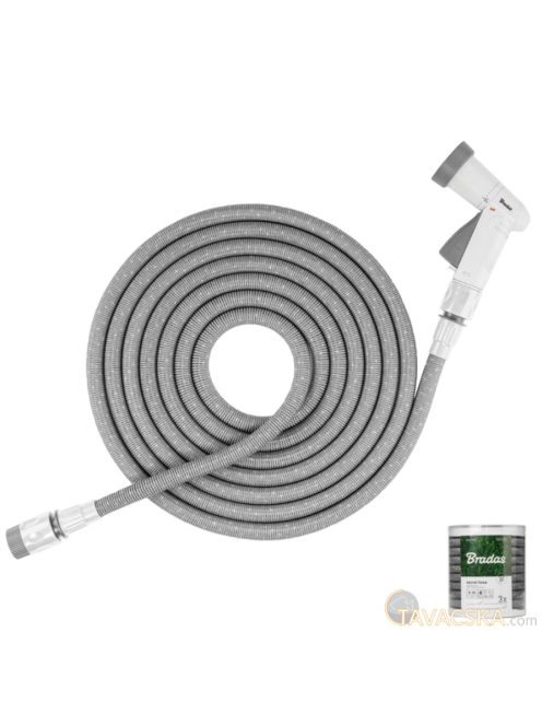 SECRET HOSE flexibilis tömlő szett (+locsolópisztoly) 8m-24m - szürke WSCH824GY