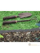 Gyepszegély, hullámos 15cm/9m szürke