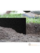 Gyepszegély 15cm/6m, fekete szín