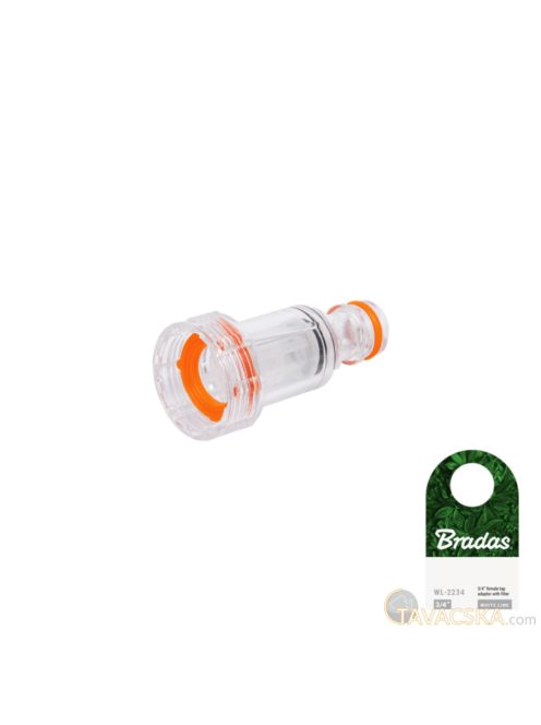 WHITE LINE Menetes Csapcsatlakozó Szűrővel 3/4" BM
