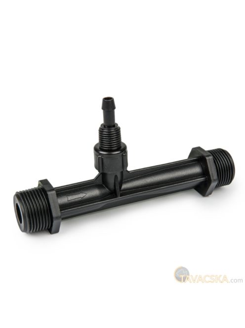 DSFI-0112L Injektor venturi cső 1/2" 3-37l/h 0,7-9,5bar