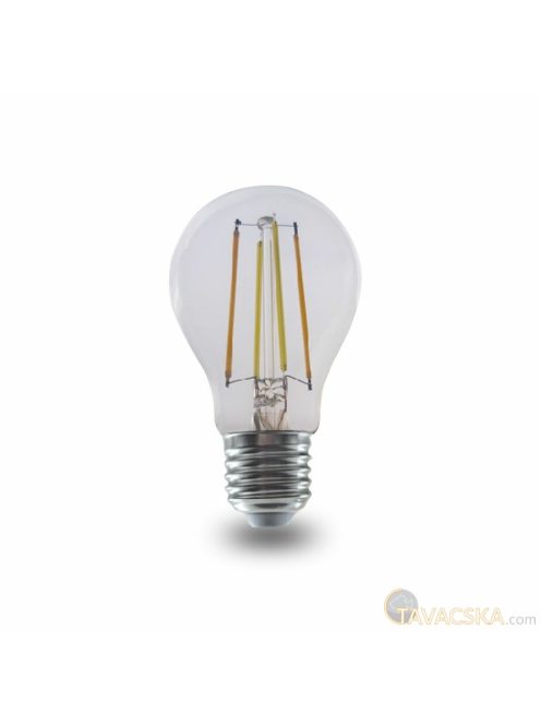 V-TAC E27 okos A60 filament LED égő 7W, CCT - SKU 3001