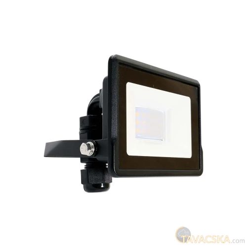 V-TAC okos LED reflektor 10W RGB+CCT, fekete házzal - SKU 3006