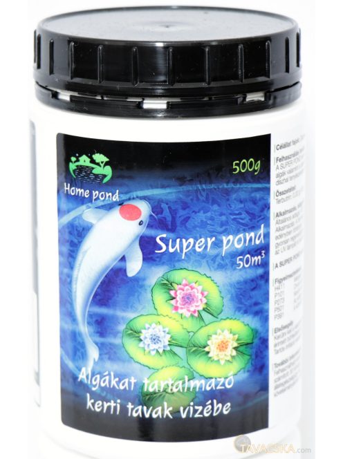 Home Pond Super Pond 500g/ dupla koncentráció fonalas zöldalga és ciano baktérium ellen 50m3