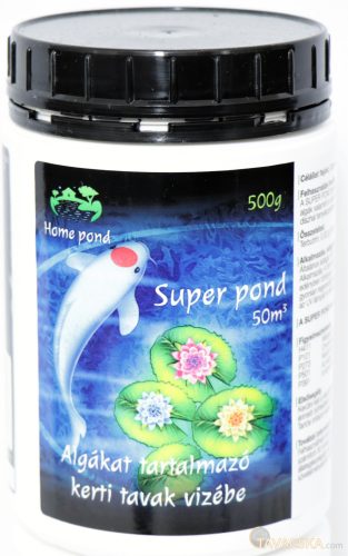 Home Pond Super Pond 500g/ dupla koncentráció fonalas zöldalga és ciano baktérium ellen 50m3