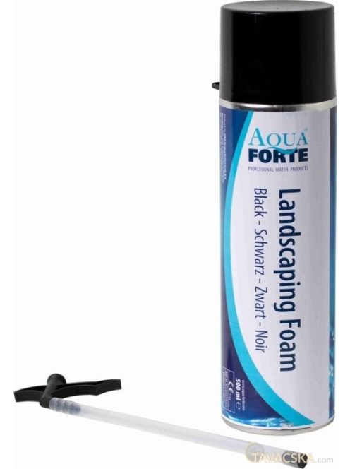 AquaForte 500ml -fekete ragasztó és tömítőhab 