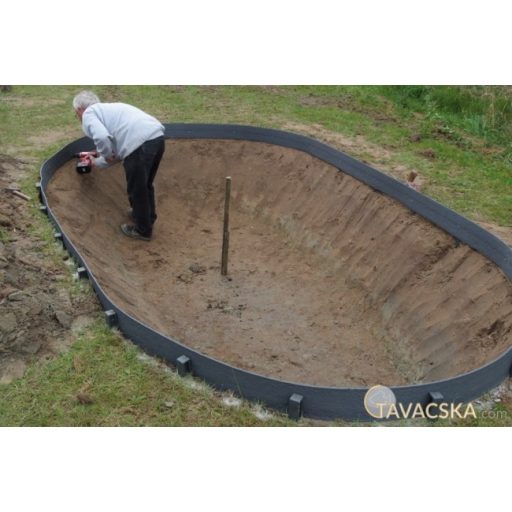 Ecolat Tó és ágyásszegély 19 cm x 7 mm 25m, tekercsben