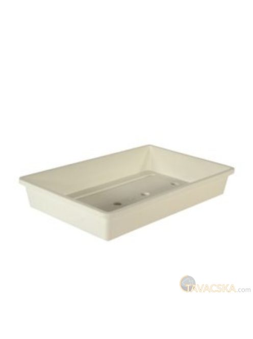 Fehér csíráztató tálca 6x37,5x24cm tető nélkül / 10db/karton
