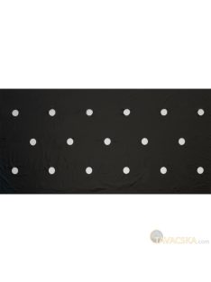   Takarófólia SALÁTÁKHOZ fekete 20 mikron 45x60mm-0,95x5m, ültetési lyukakkal