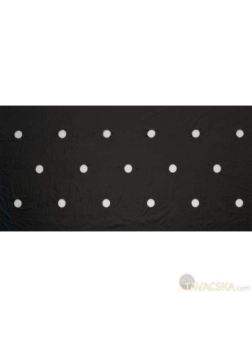 Takarófólia SALÁTÁKHOZ fekete 20 mikron 45x60mm-0,95x5m, ültetési lyukakkal