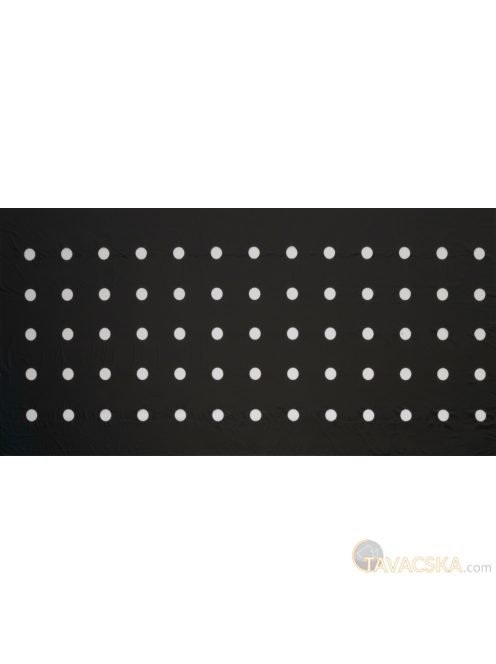 Takarófólia KIS ZÖLDSÉGEKHEZ fekete 20 mikron175x45mm 0,95x5m,ültetési lyukakkal