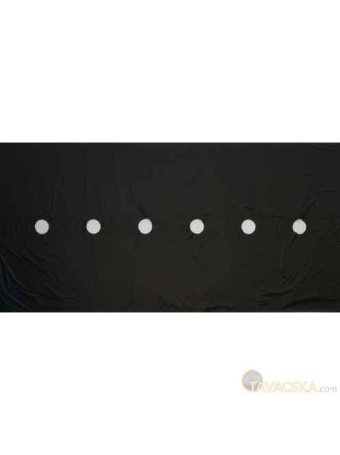 Takarófólia NAGY ZÖLDSÉGEKHEZ fekete, 20mikron, 30x60mm, 0,95x10m,ültetési lyukakkal