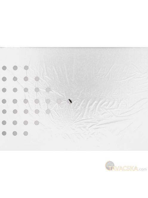 Univerzális fólia, fekete/ezüst, 25mikron, 175x60mm, 0,95x5m, perforált