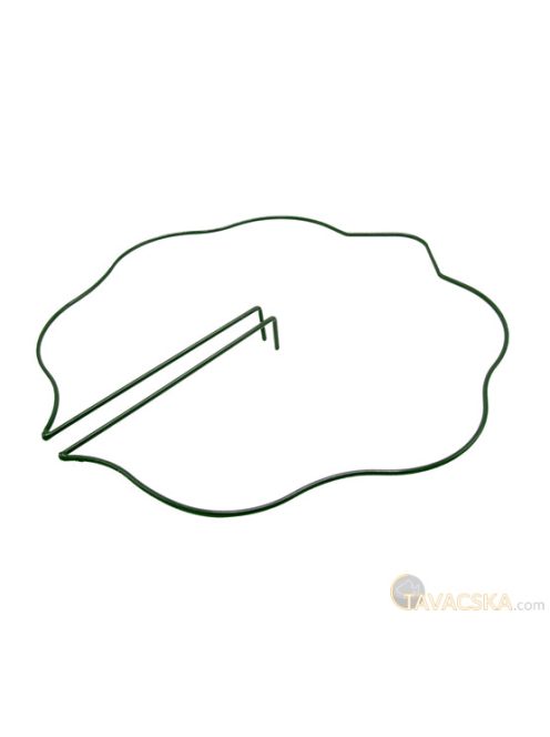 Műanyag növénytámasz, kerek szegély, átm.40cm, +állítható klipsz 
