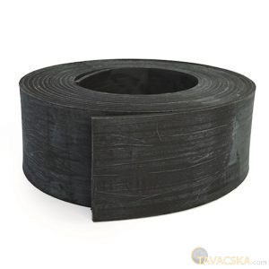 Ágyásszegély, újrahasznosított polietilénből, 7,5cmx10m fekete                  