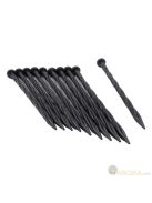 Leszúró tüske szett gyepszegélyezéshez  20 cmx8mm ( 10 db-os) fekete 