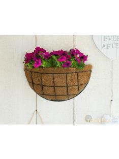 Virágtartó kosár függő félkör 35 cm