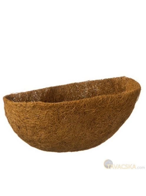 Kókuszkosár fali félkör alakú 40 cm