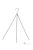 Galvanizált lánc 45cm