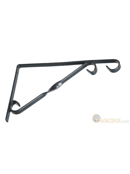 Fali virágtartó kar szürke színben 30 cm