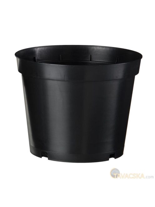 Konténer fekete 10l H22x Ø28,4cm