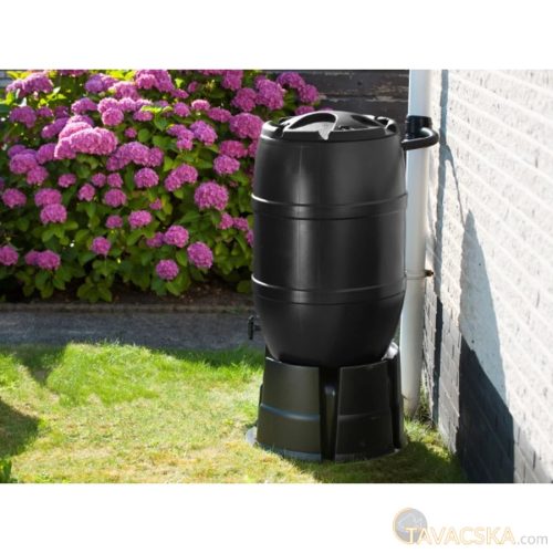 Esővízgyüjtő műanyag zöld színben 120l